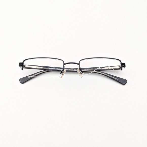🕶️Made in Italy! Burberry B1012 1001 Eyeglasses 50/19 135 | ALC257🕶️ - Picture 1 of 9